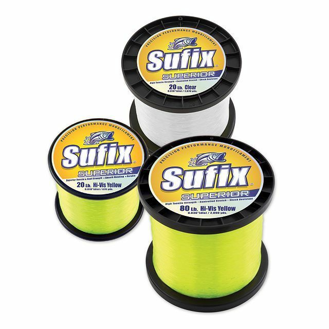 Sufix Superior 1/4 Pound Monofilament Spool Fishing Line-Pick Color