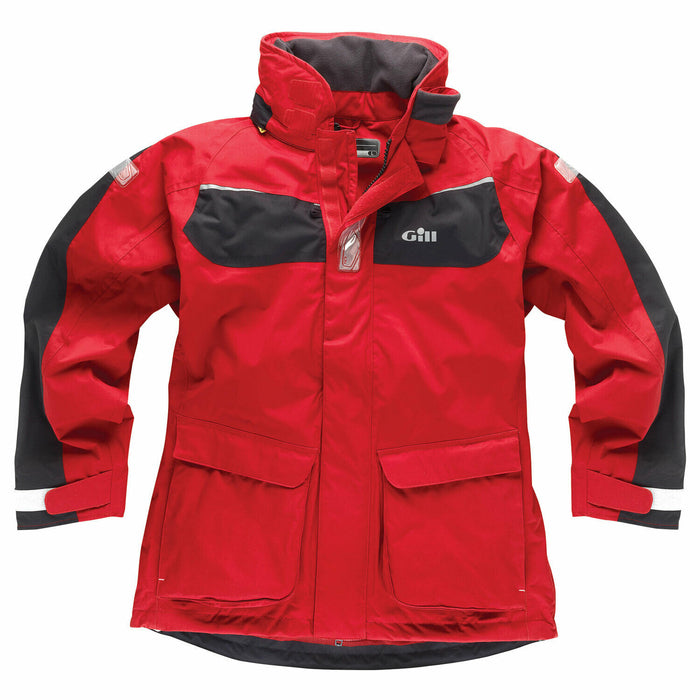 GILL Men's IN12J Waterproof Fishing Jacket | Red | Nylon-Polyester