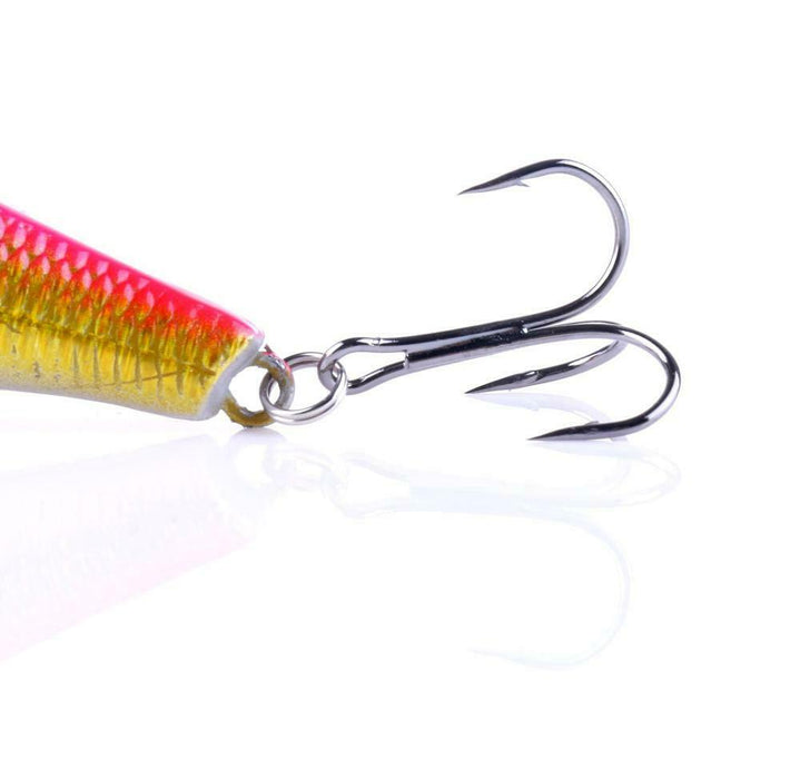  Minnow Fishing Lures,Fishing Lures Crankbaits with Treble Hook  - Fishing Topwater Lures Swimbait Fishing Bait for Pikes/Trout/Walleye  Dalian : Sports & Outdoors
