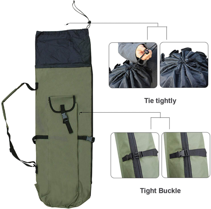 Canvas Rod Case Organizer Pole Storage Bag Rod and Reel Carrier Organizer  for Travel Fishing Rod Bag - China Fishing Tackle Bag and Fishing Gear Bag  price