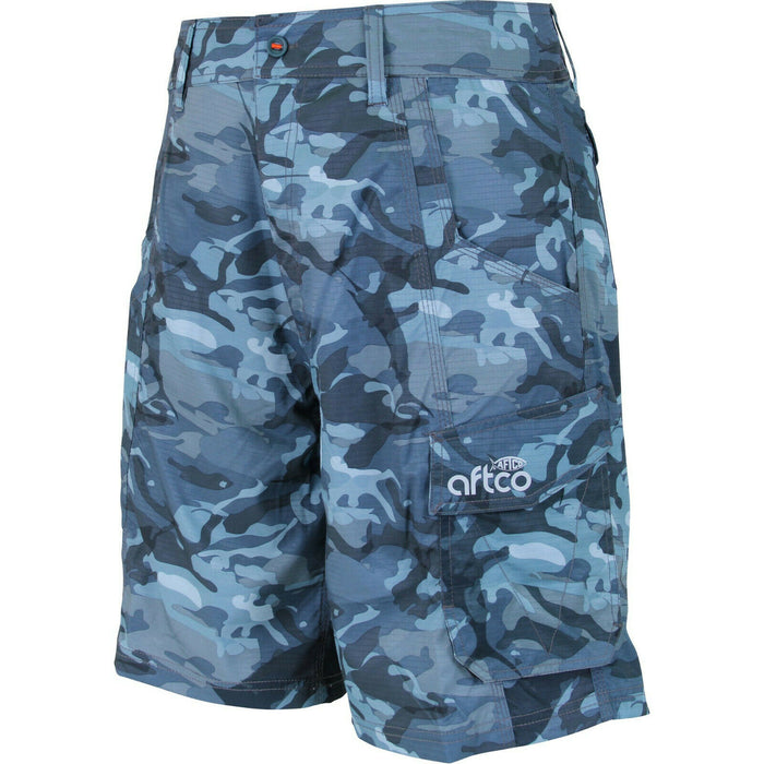AFTCO Tactical Camo Fishing Shorts | Nylon-Elastane | Camo Print